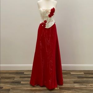 A-line Red Evening Dress Mother of the Bride❤️